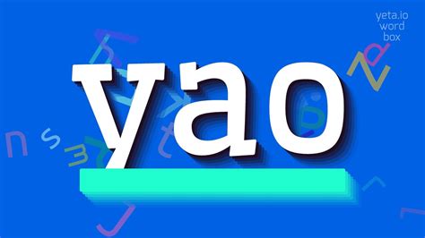 how to say yao.